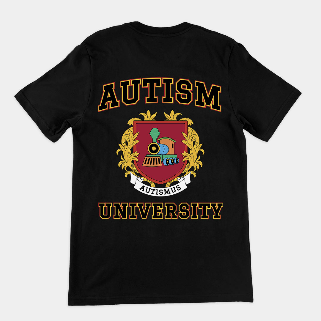 Autism University t-shirt (backprint)