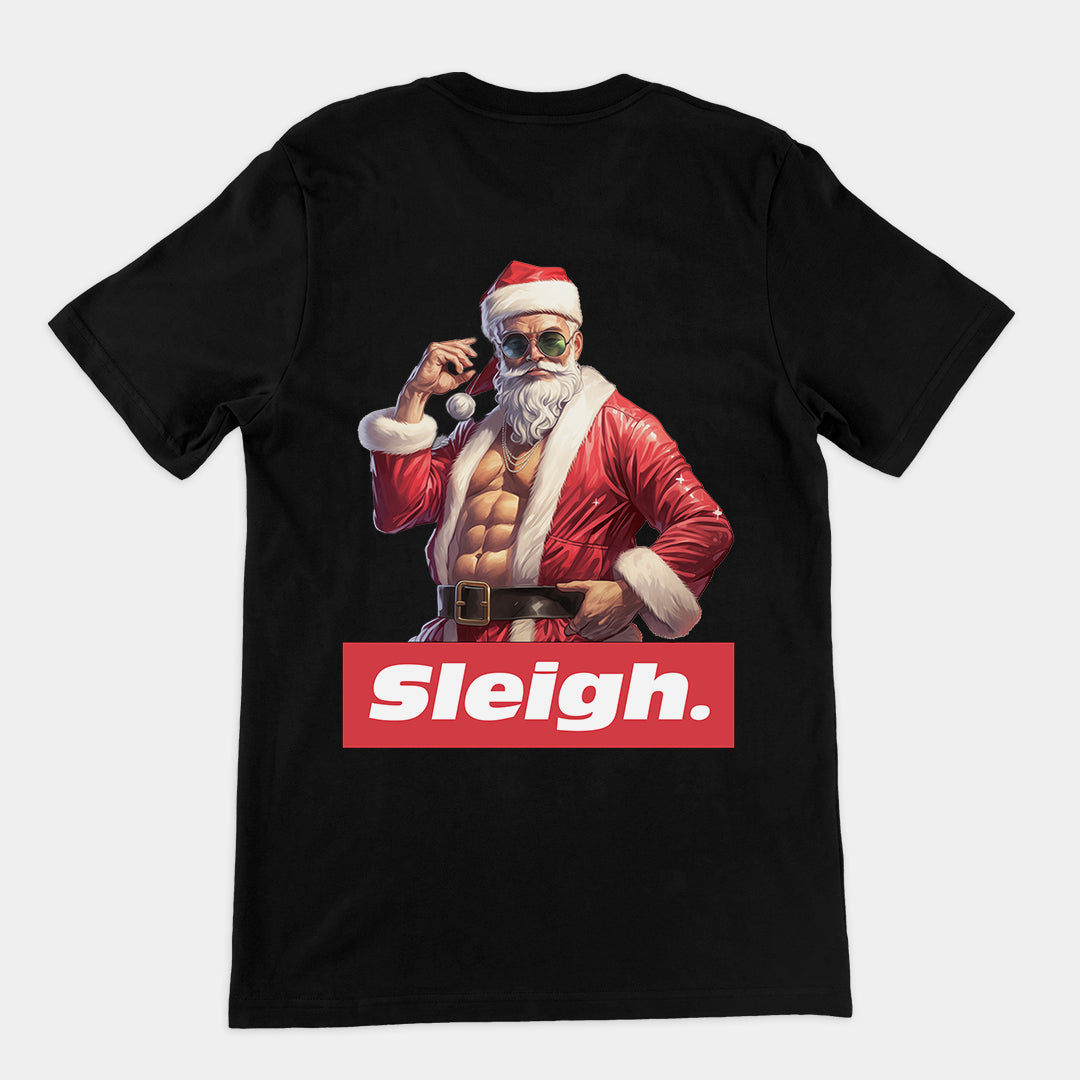 Sleigh Christmas t-shirt (backprint)