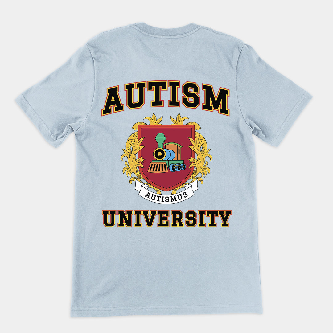 Autism University t-shirt (backprint)