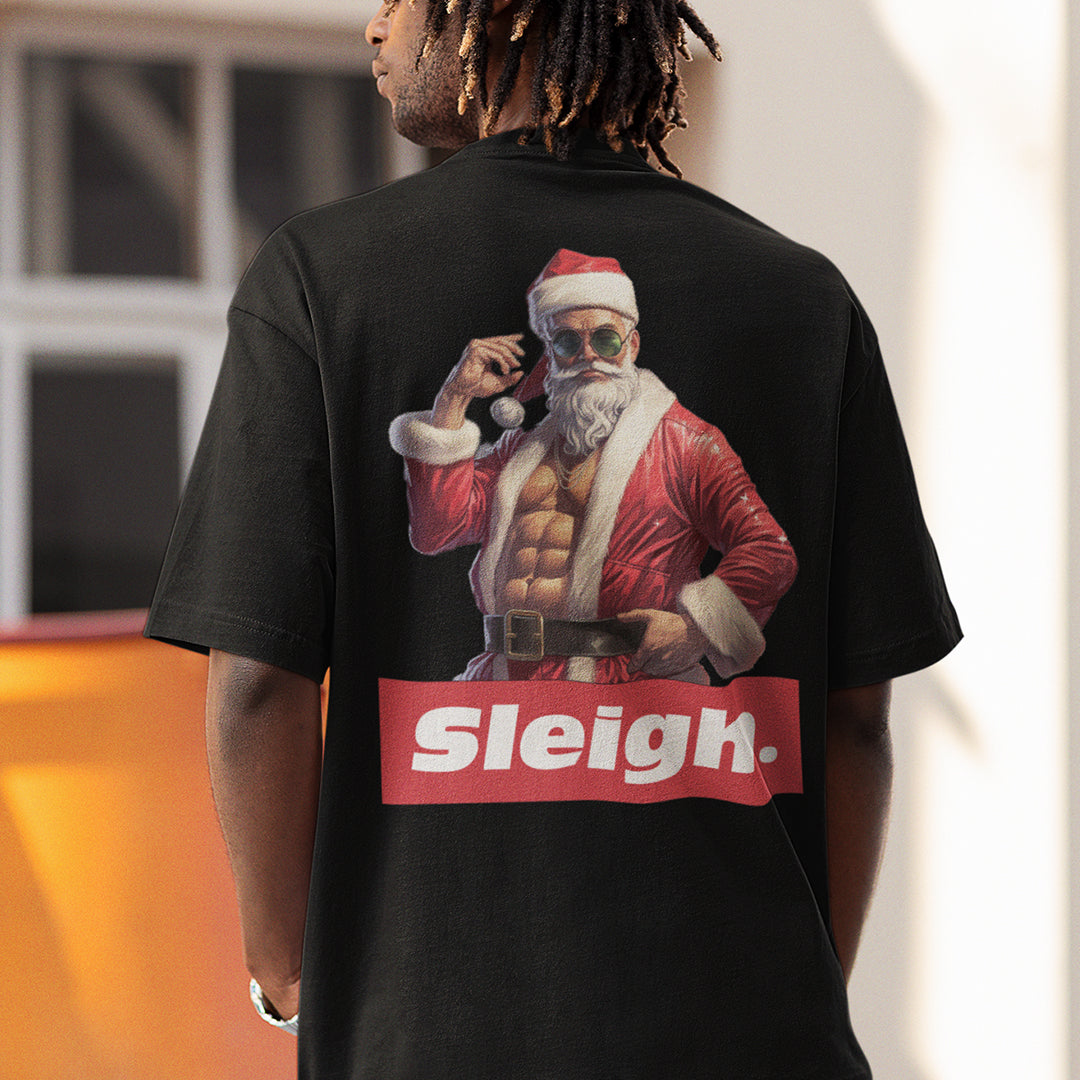 Sleigh Christmas t-shirt (backprint)