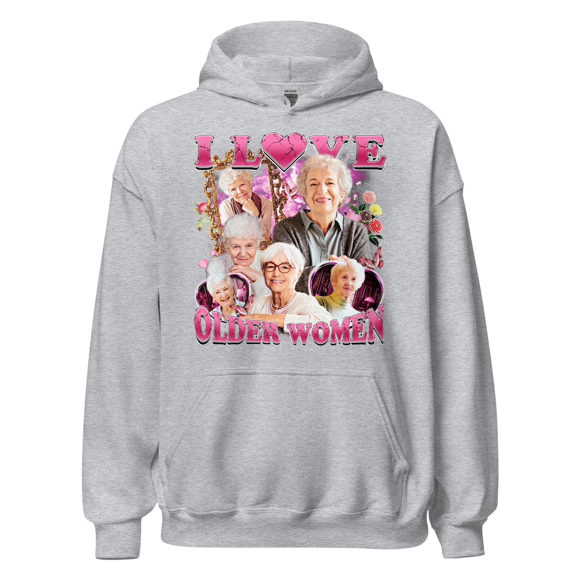 I love Older Women Hoodie