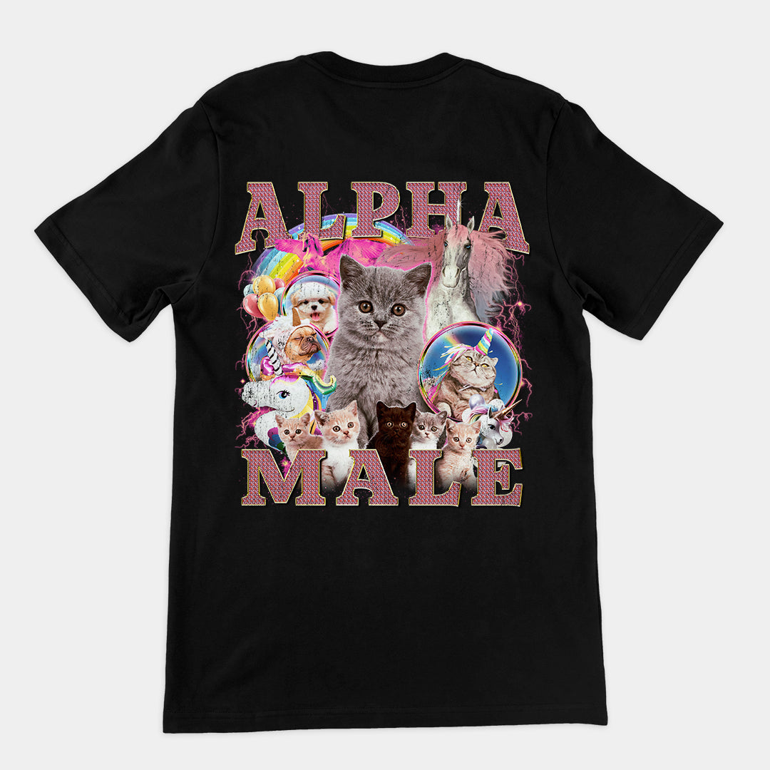 Alpha Male (Updated Design) t-shirt (backprint)