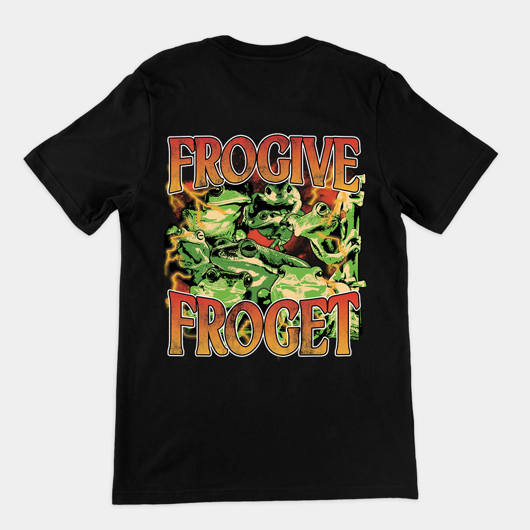 Frogive Forget t-shirt (backprint)