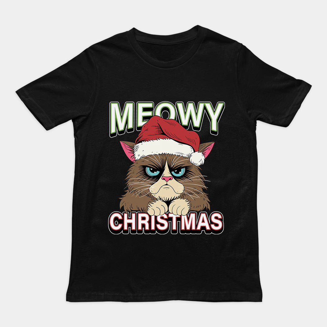 Meowy Christmas T-Shirt