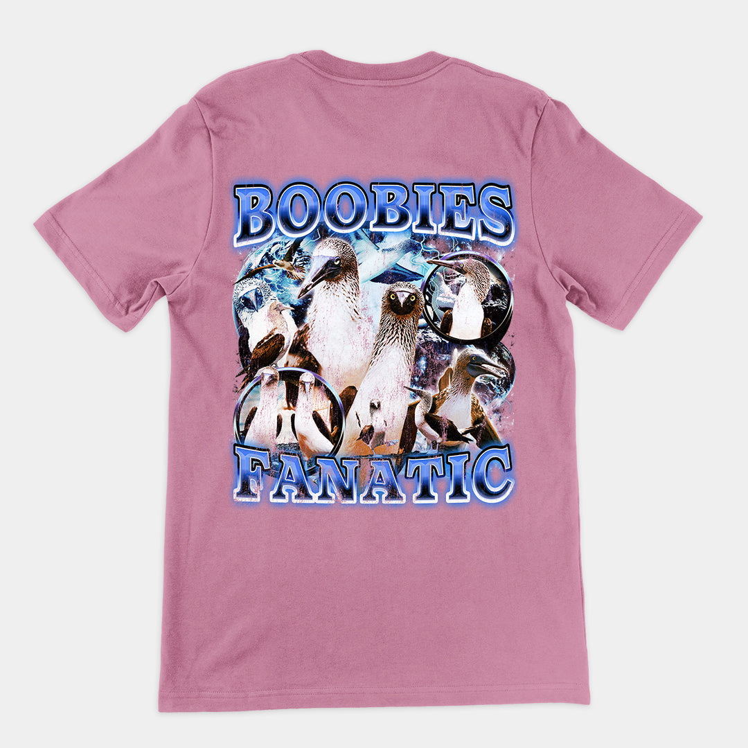 Boobies Fanatic t-shirt (backprint)