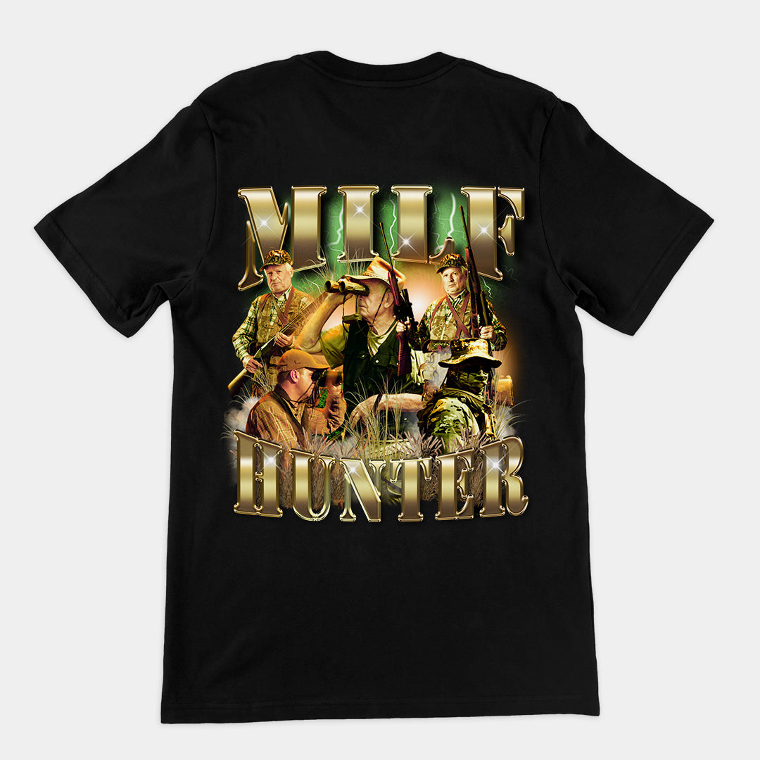 Milf Hunter t-shirt (backprint)