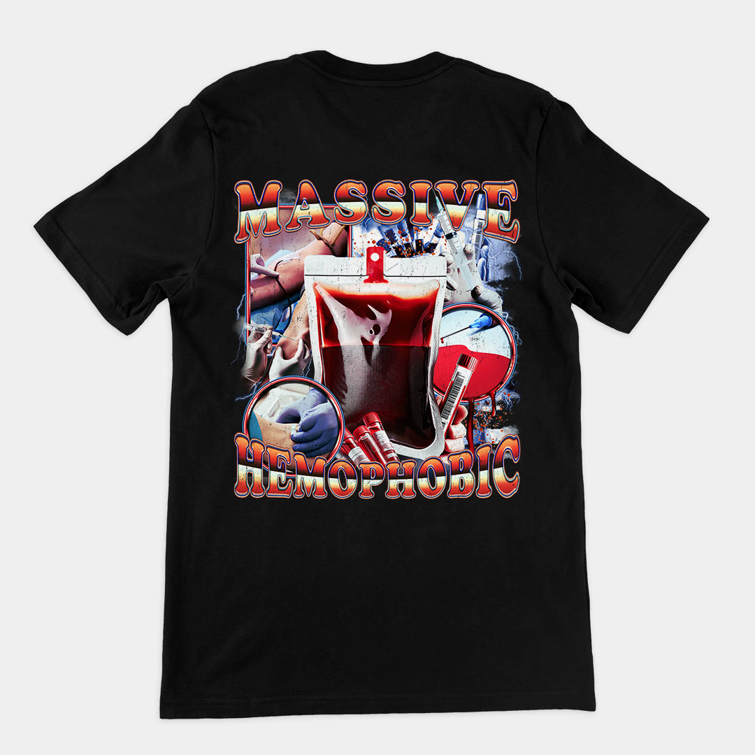 Massive Hemophobic t-shirt (backprint)