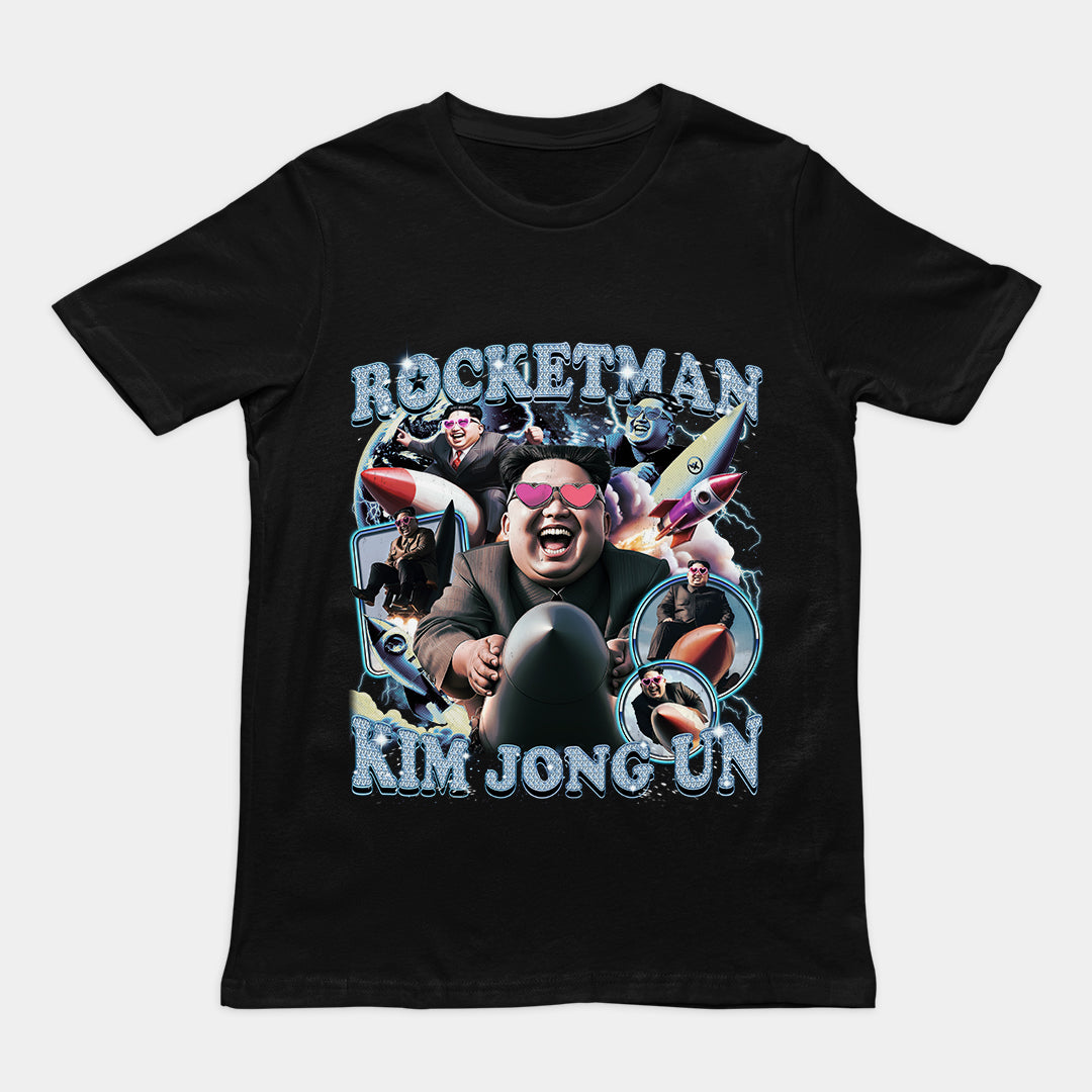 Rocketman kim jong un t-shirt