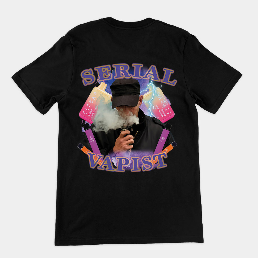 Serial Vapist (OG design) t-shirt (backprint)