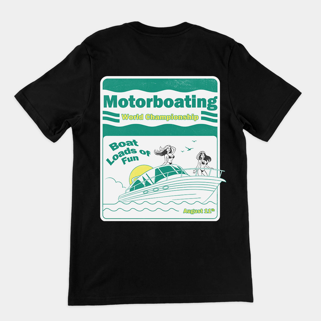 Motorboating World Championship t-shirt (backprint)