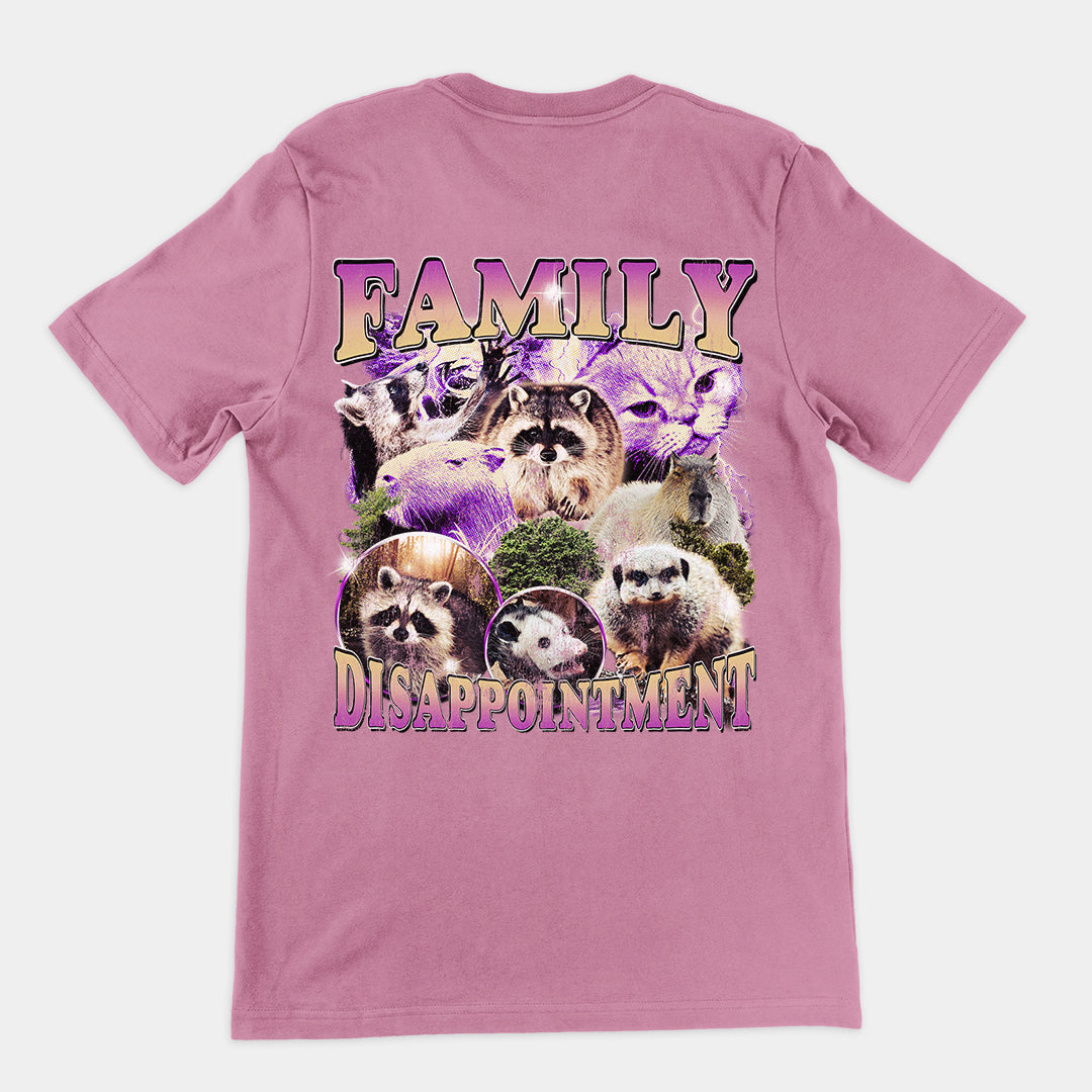 Family Dissapointment t-shirt (backprint)