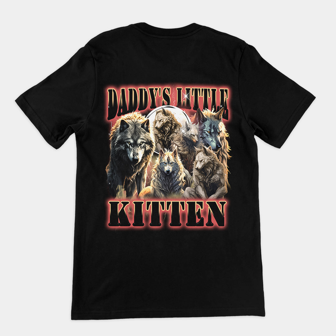 Daddy's Little Kitten t-shirt (backprint)