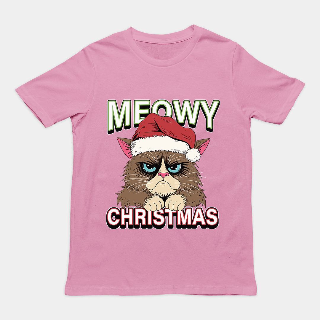 Meowy Christmas T-Shirt