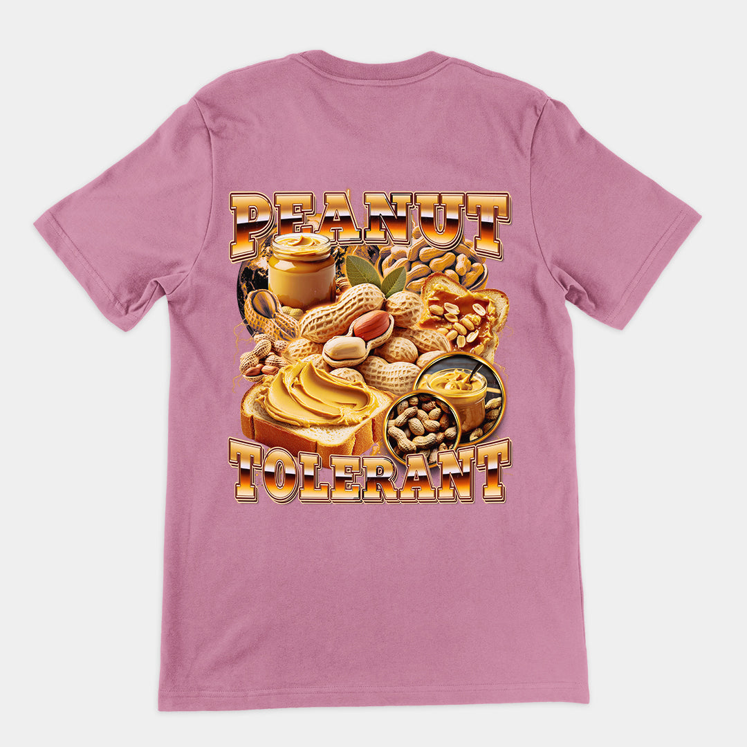 Peanut Tolerant t-shirt (backprint)