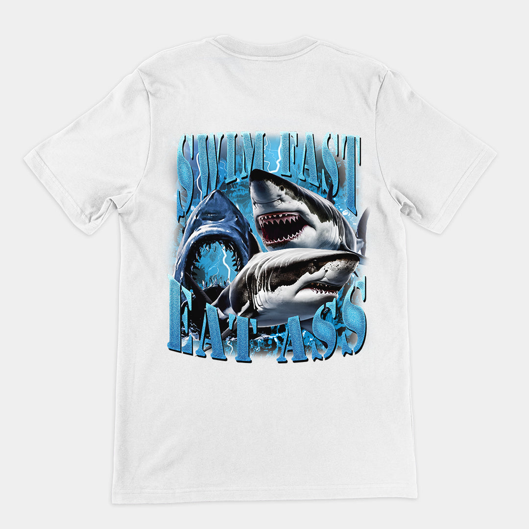 Swim Fast Eat Ass t-shirt (backprint)