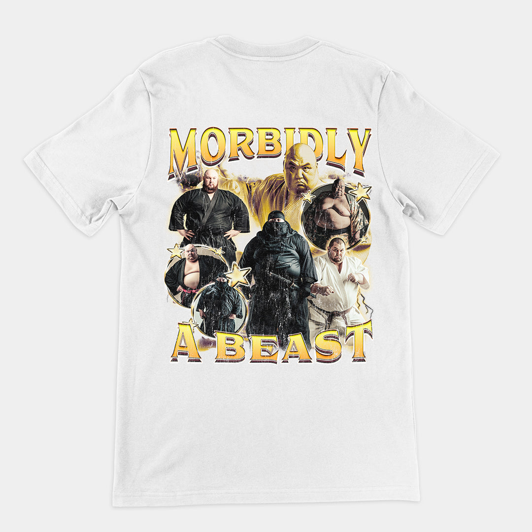 Morbidly a Beast t-shirt (backprint)