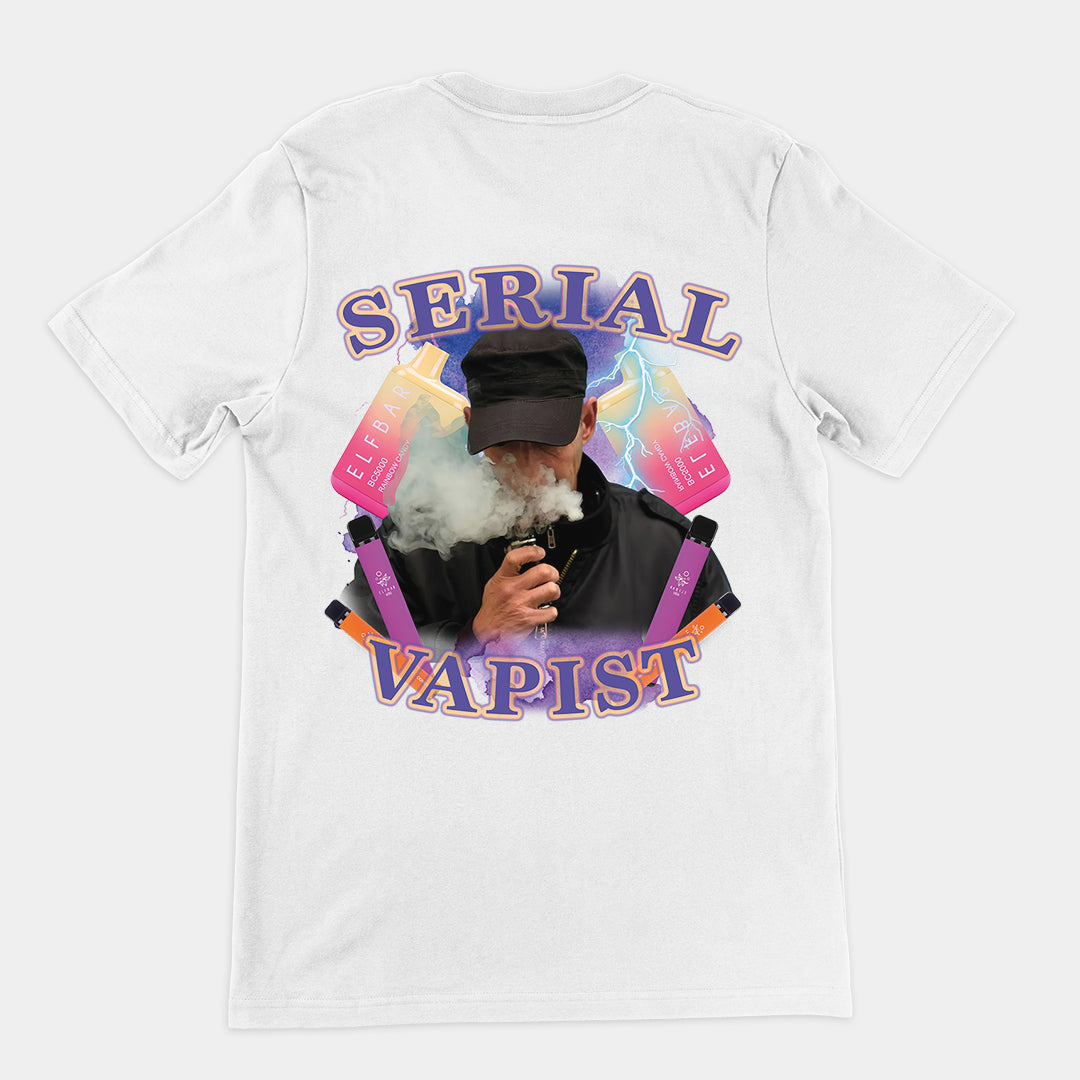 Serial Vapist (OG design) t-shirt (backprint)