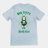 Big Titty Moth Girl t-shirt (backprint)