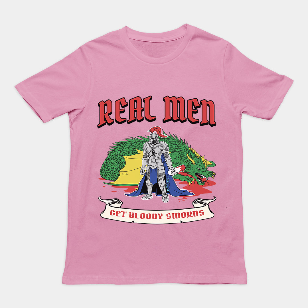 Real Men Get Bloody Swords T-Shirt