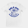 Hold on I'm Overstimulated t-shirt (backprint)