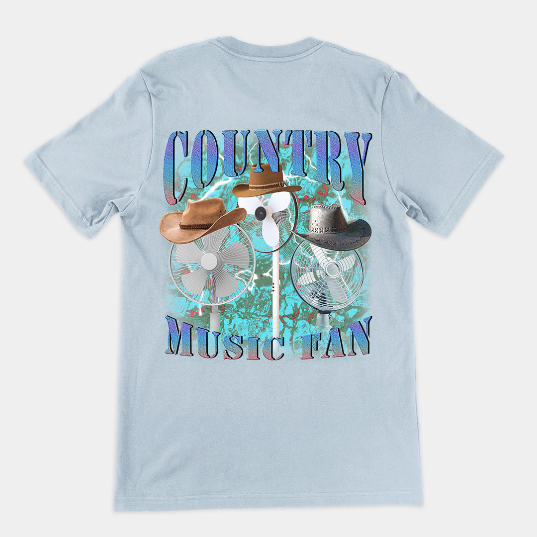 Country Music Fan t-shirt (backprint)