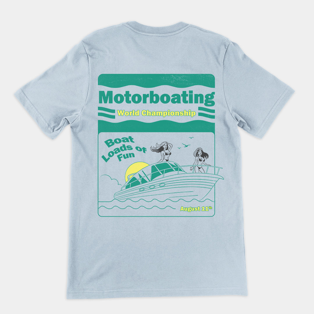 Motorboating World Championship t-shirt (backprint)