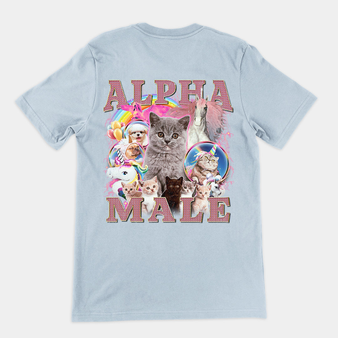 Alpha Male (Updated Design) t-shirt (backprint)