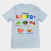 I Love LGBTQ+ Lettuce Guacamole Bacon Tomatoes Quesadilla t-shirt (backprint)