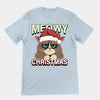 Meowy Christmas t-shirt (backprint)