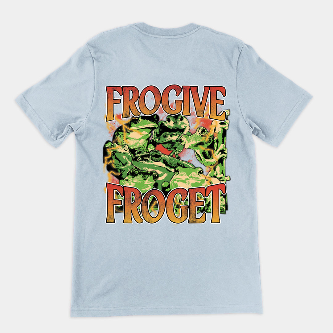 Frogive Forget t-shirt (backprint)