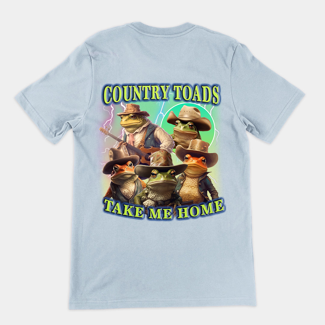 Country Toads Take me Home t-shirt (backprint)