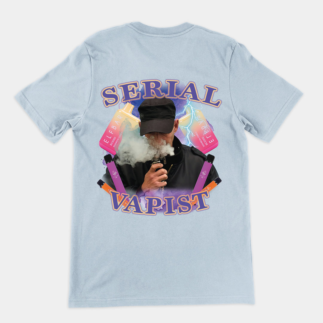 Serial Vapist (OG design) t-shirt (backprint)