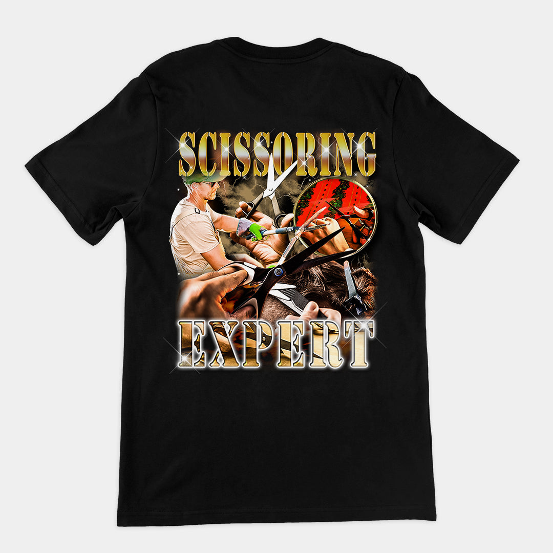 Scissoring Expert t-shirt (backprint)