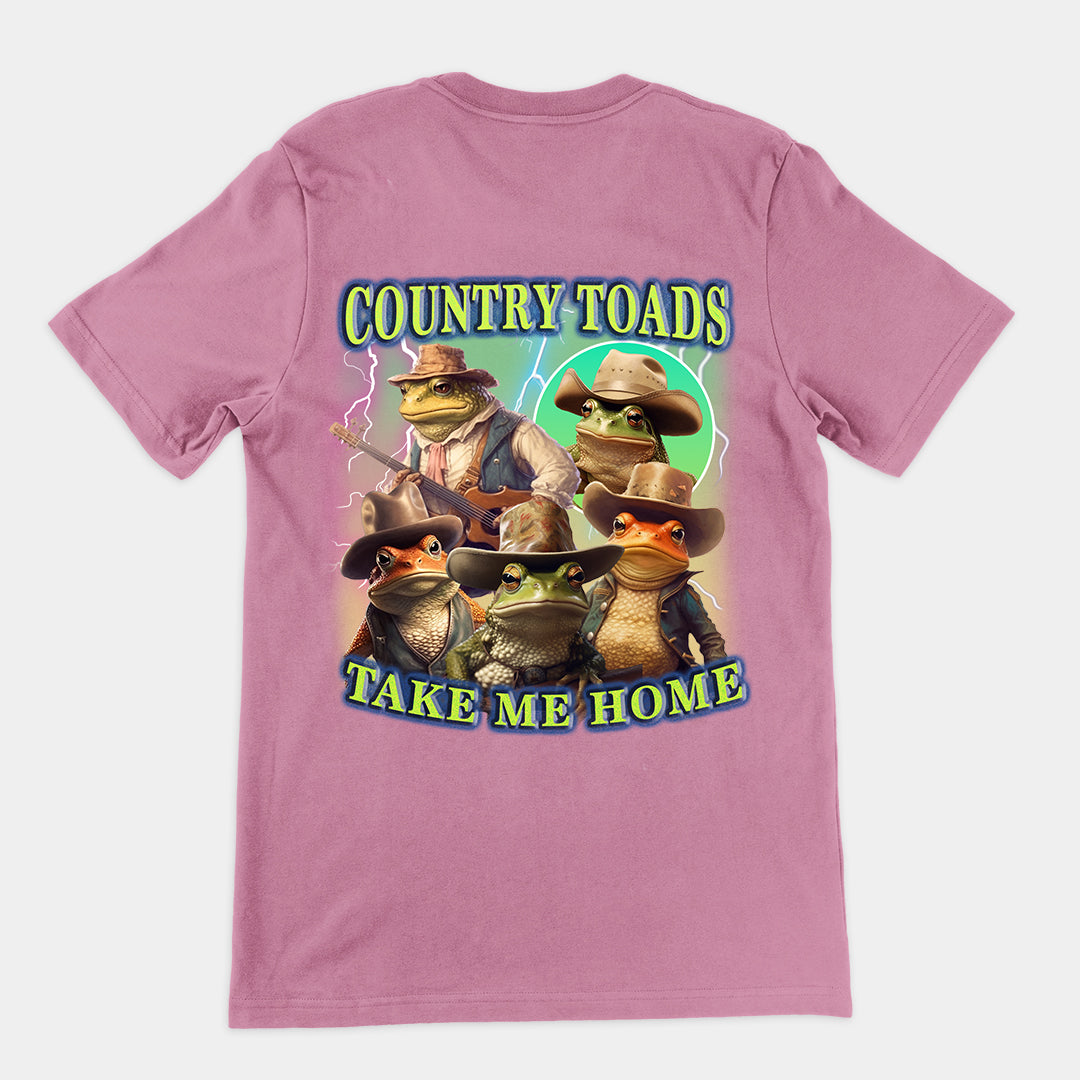 Country Toads Take me Home t-shirt (backprint)