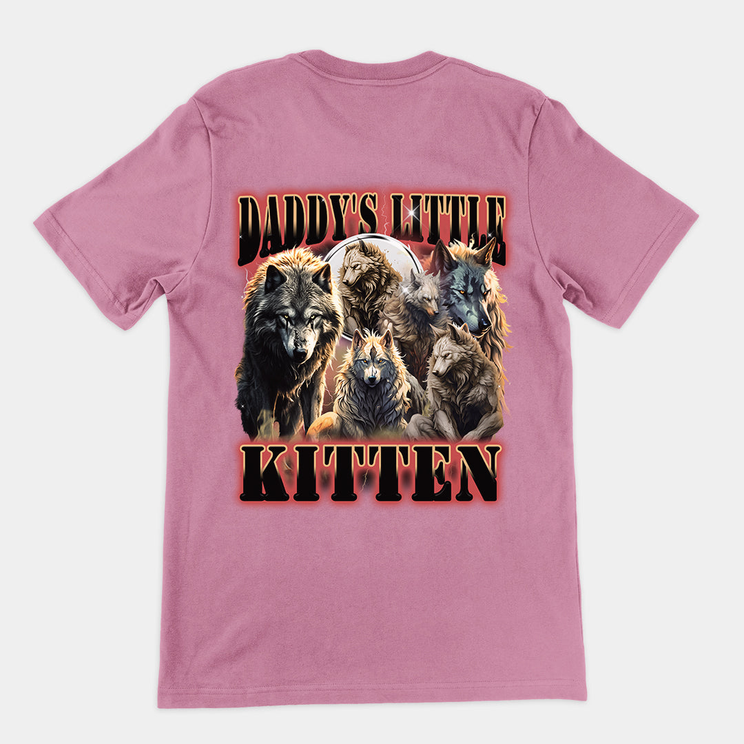 Daddy's Little Kitten t-shirt (backprint)