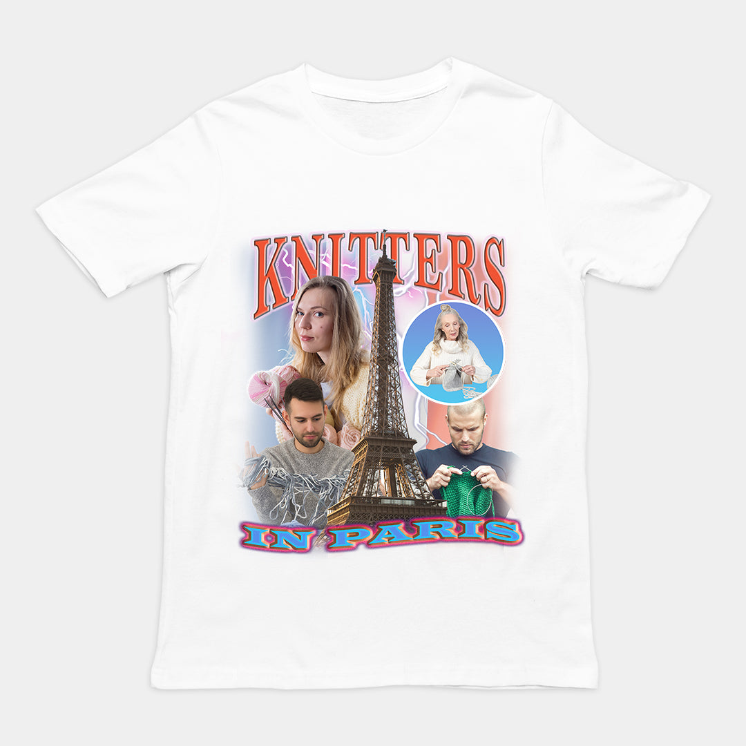 Knitters in Paris t-shirt