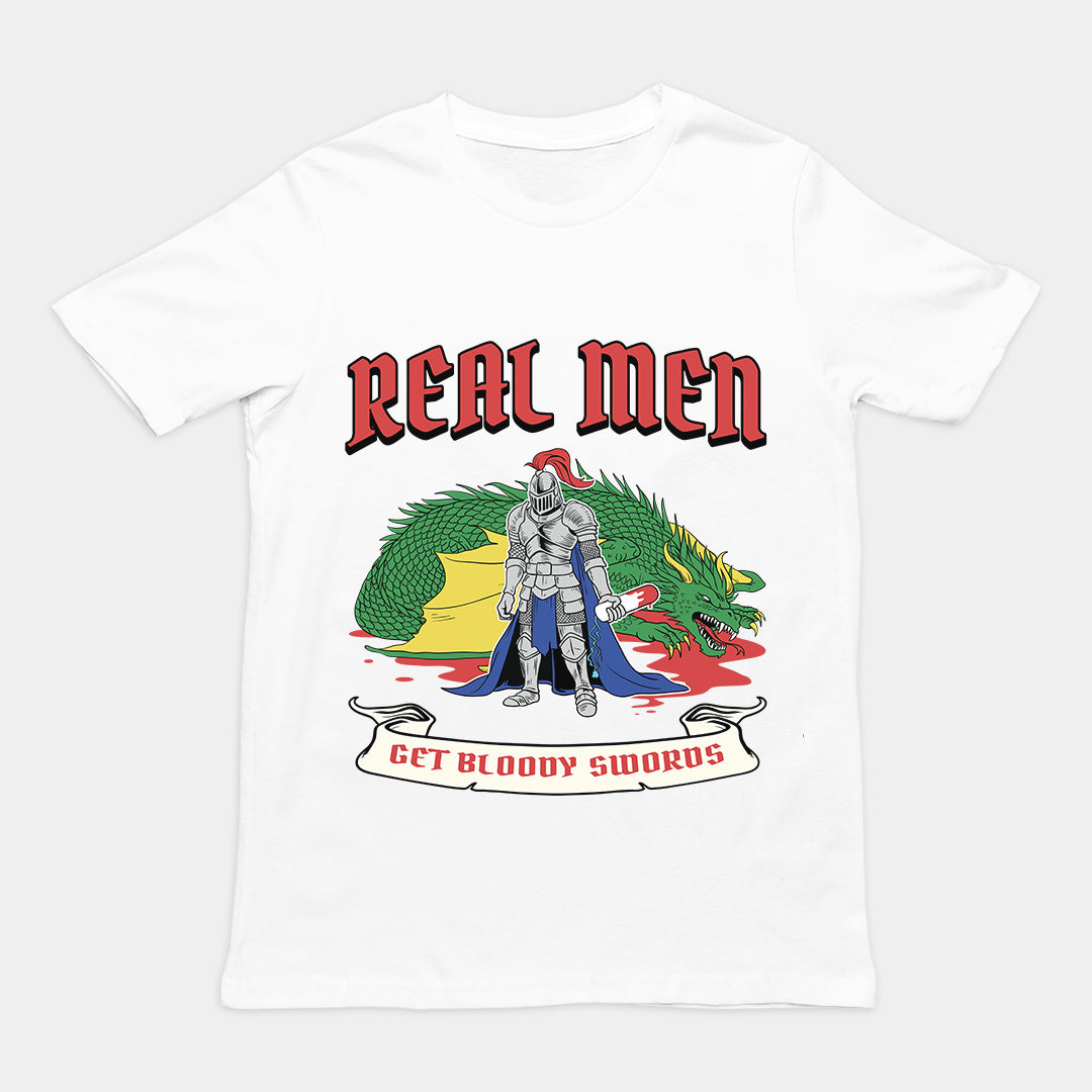 Real Men Get Bloody Swords T-Shirt