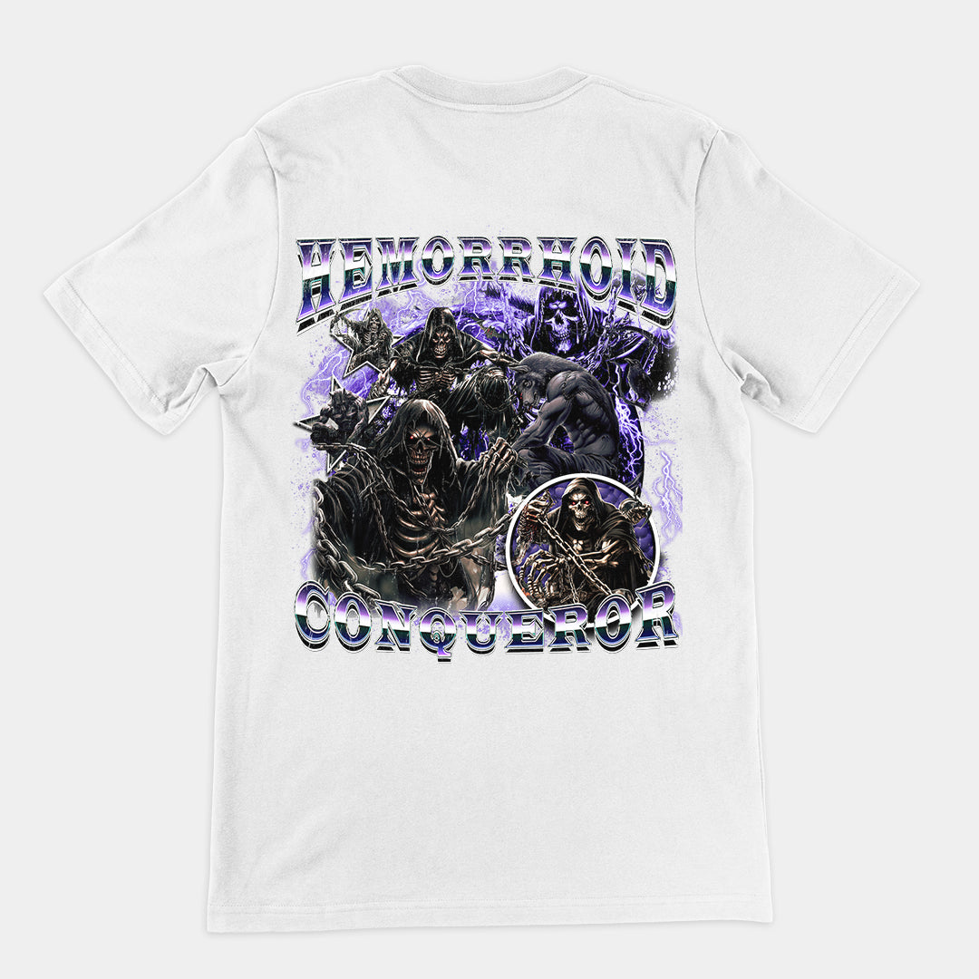 Hemorrhoid Conqueror t-shirt (backprint)