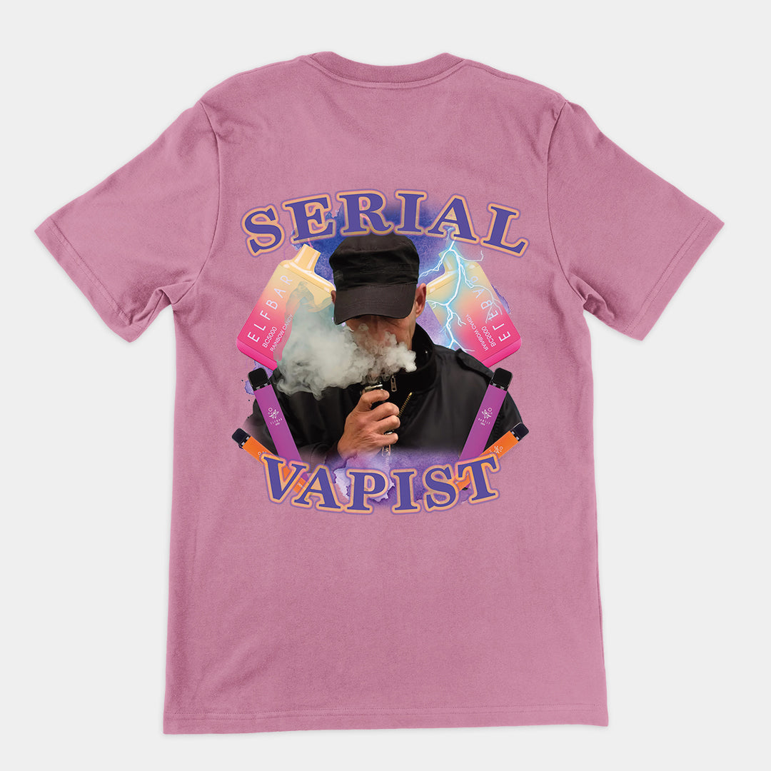 Serial Vapist (OG design) t-shirt (backprint)