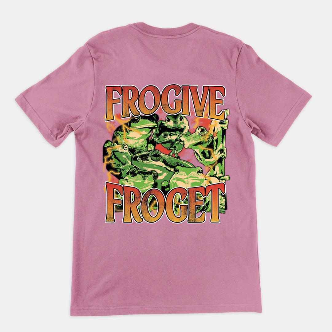 Frogive Forget t-shirt (backprint)