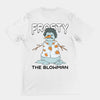 Frosty the Blowman t-shirt (backprint)