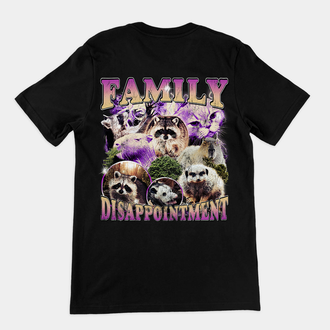 Family Dissapointment t-shirt (backprint)