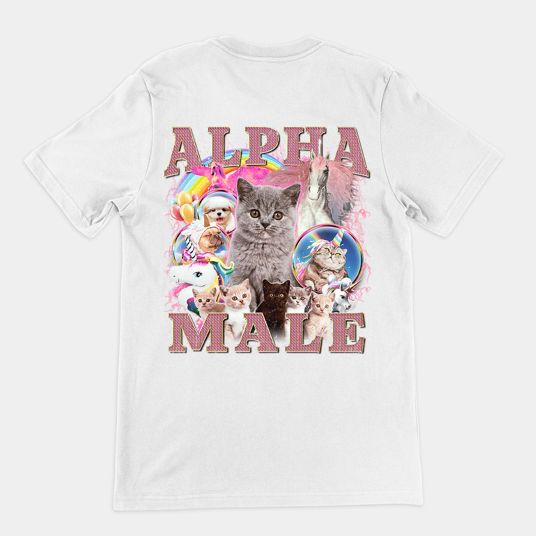 Alpha Male (Updated Design) t-shirt (backprint)