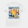 I didn't drink for 12 years then I turned 13 t-shirt (backprint)