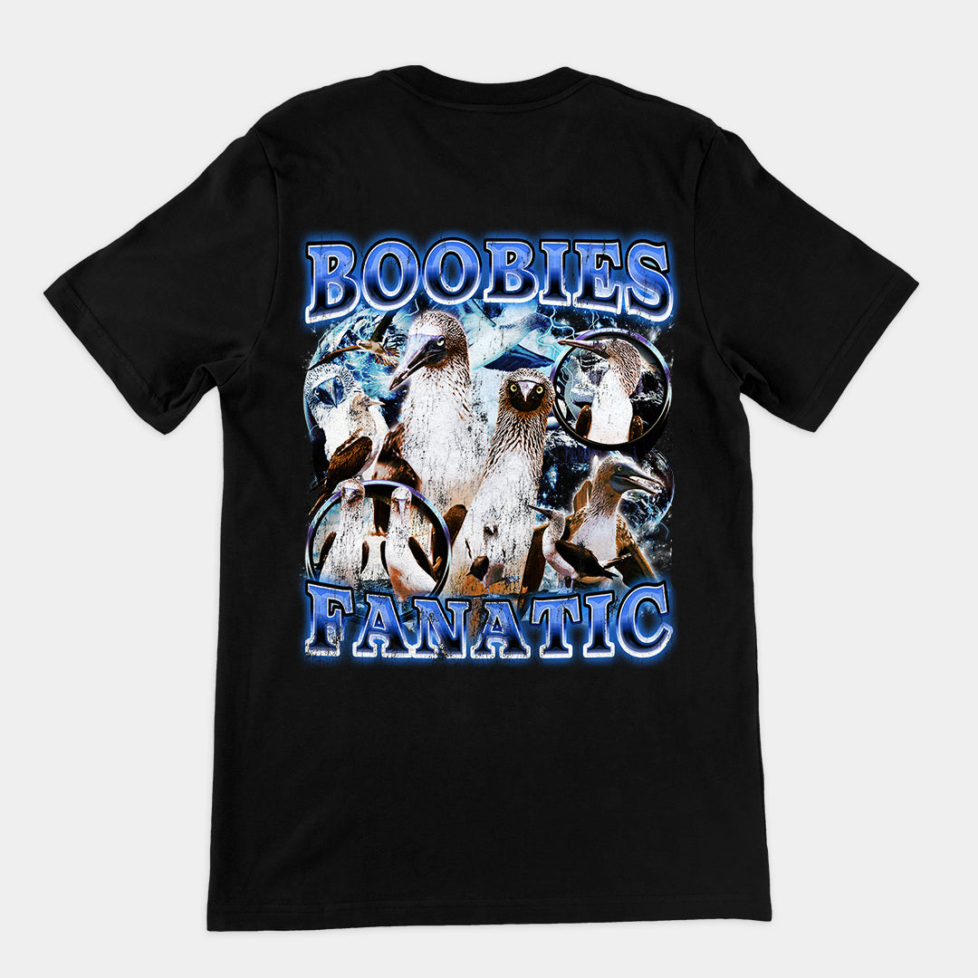 Boobies Fanatic t-shirt (backprint)