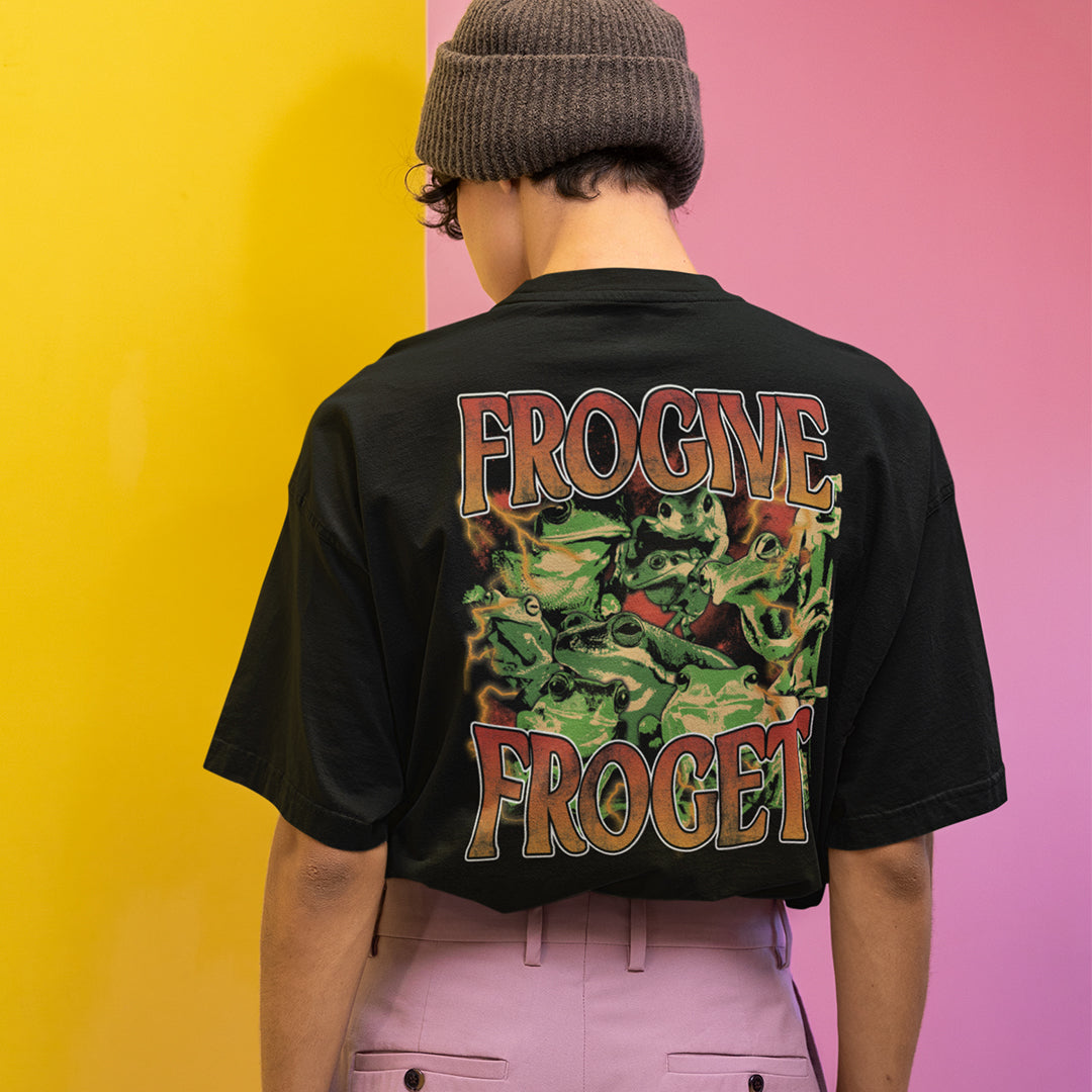 Frogive Forget t-shirt (backprint)