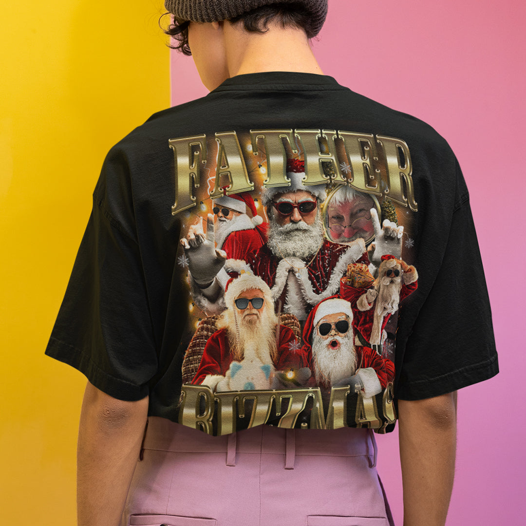 Father Rizzmas t-shirt (backprint)