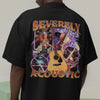 Severely Acoustic t-shirt (backprint)