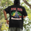 Real Men Get Bloody Swords t-shirt (backprint)