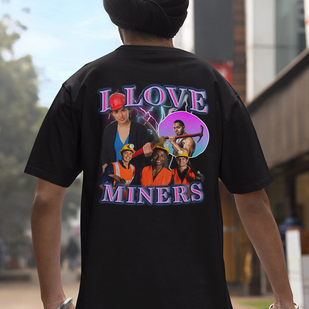 I Love Miners t-shirt (backprint)